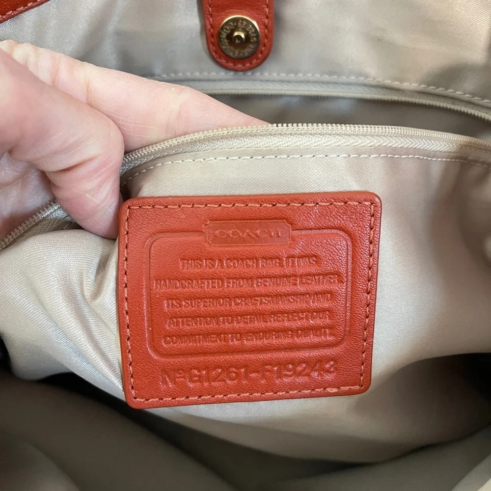 Coach Ashley‎ Convertible Hobo in Burnt Orange